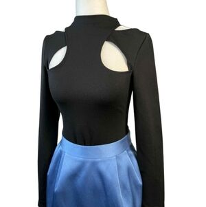 Nicholas Cut-out Body con long sleeves body suit